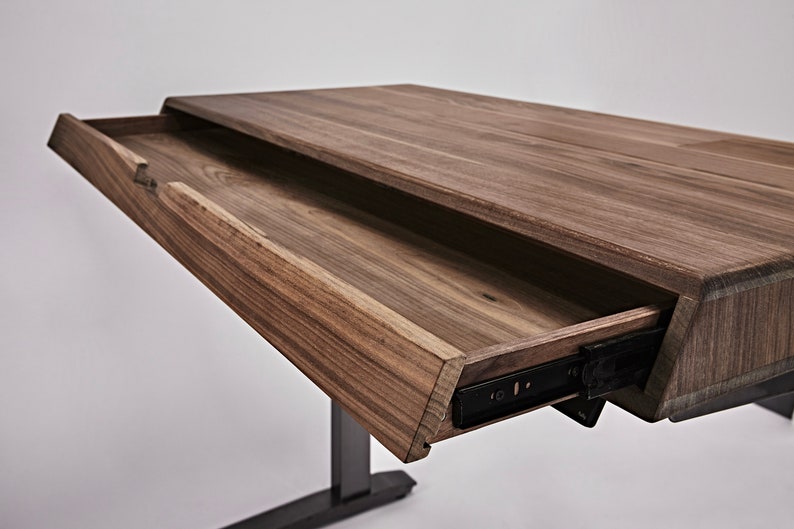Nitcha Solid Walnut Sit-Stand tabletop Top only, Works with any Sit-Stand base on market imagem 6