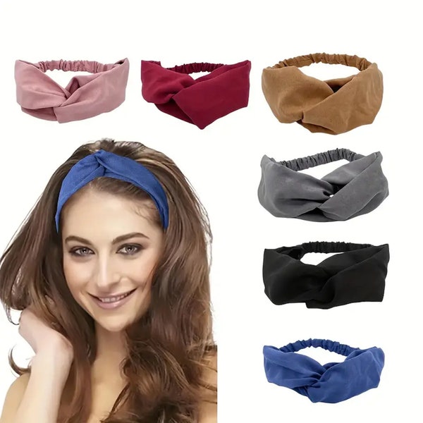 Women's Headbands Headwraps Fall Winter Simple Hair Bands Bows Hair Accessories