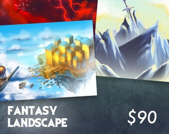 DnD Fantasy Landscape Painting