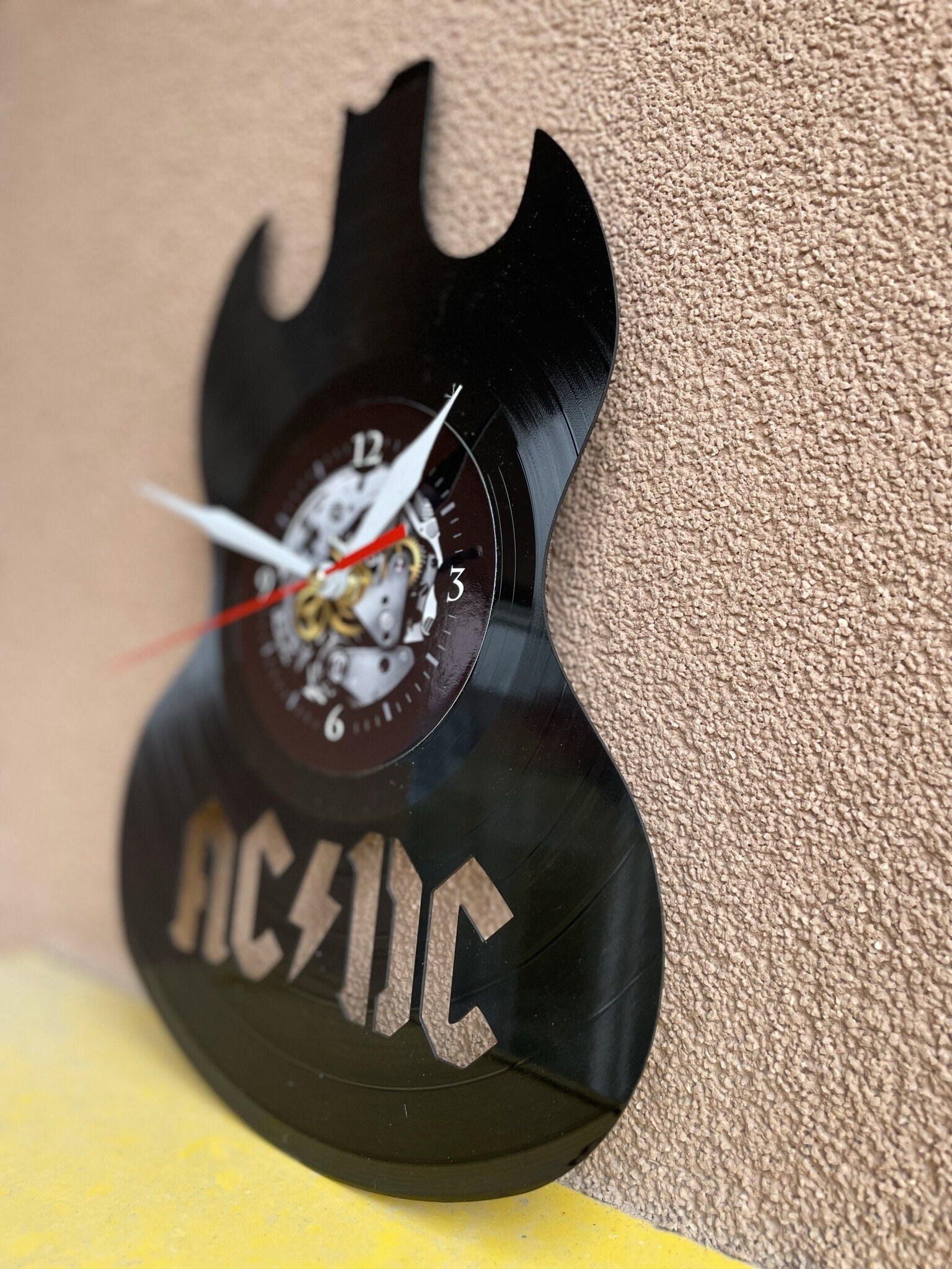 ACDC Vinyl Record Wall Clock Room Home Decor Unique Design - Etsy