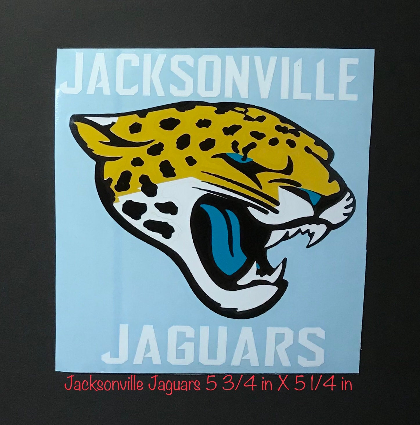 Jacksonville Jaguars vinyl digital cut car decal sticker for Etsy