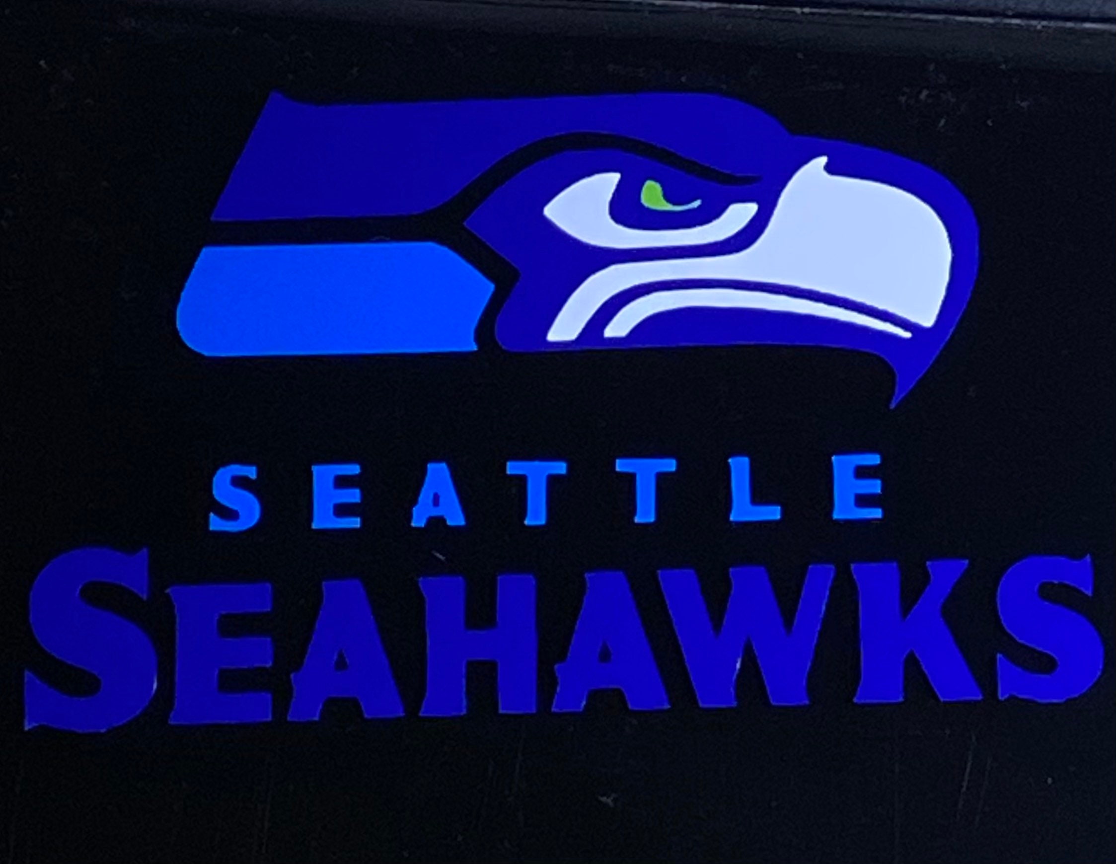 Seattle Seahawks vinyl digital cut car decal sticker for car Etsy