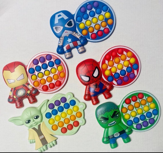 Superhero Hard Shell Pop It Superheroes 