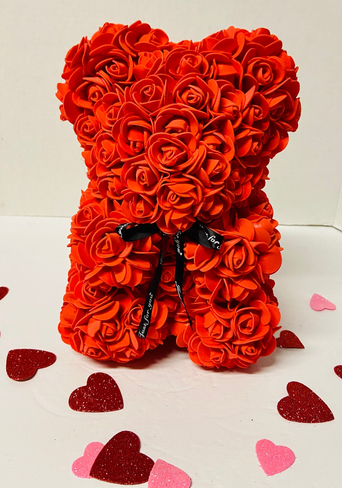 Forever Bear Mothers Day Flower Bear Rose Bear Bear Made Etsy