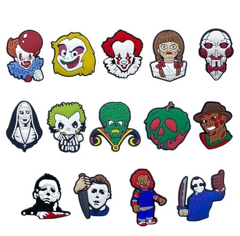 Horror Movie Jibbitz Custom Crocs Jibbitz Scary Movie Etsy