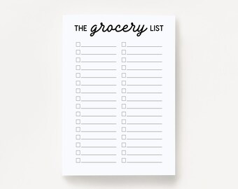 Grocery Checklist Printable Grocery List Shopping List - Etsy