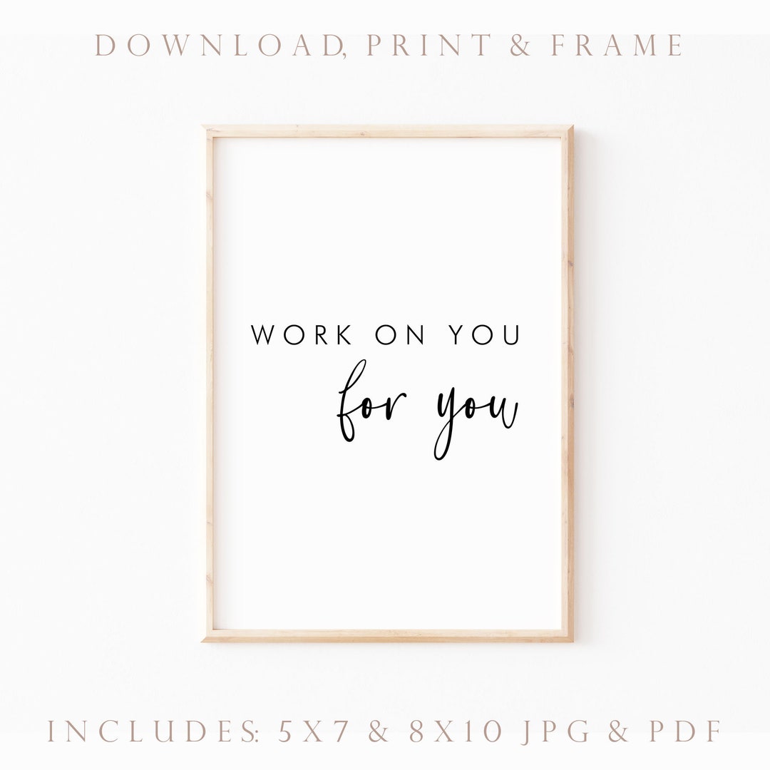 Self Care Printable. Motivational Printable. Inspirational Printable ...