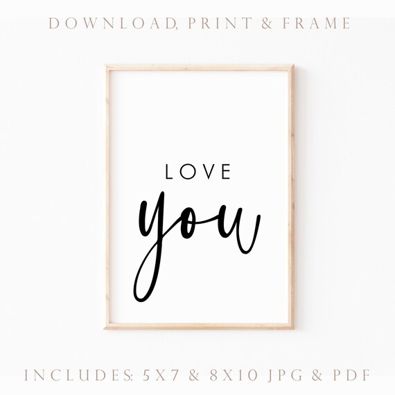 Love You Printable. Self Care Printable. Self Care Print. Self | Etsy