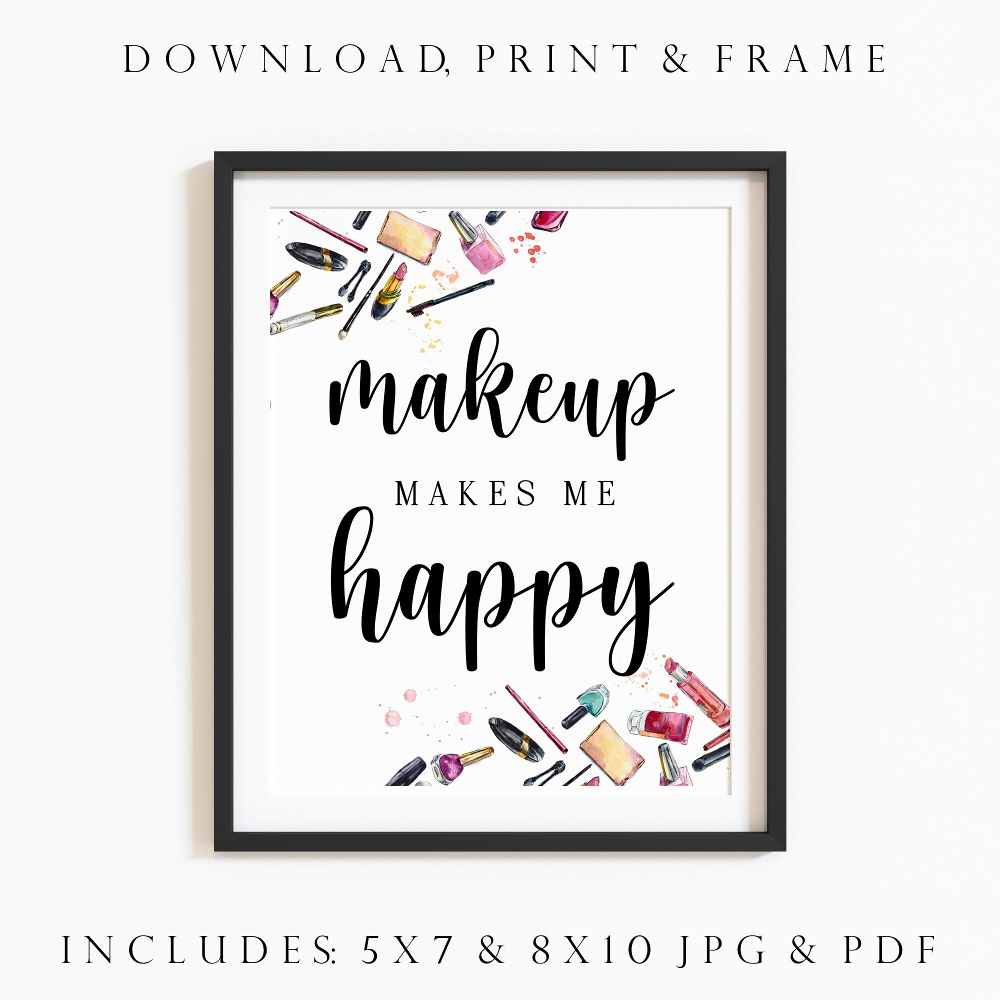Makeup Printable. Makeup Print. Makeup Artist. Makeup Artist - Etsy España