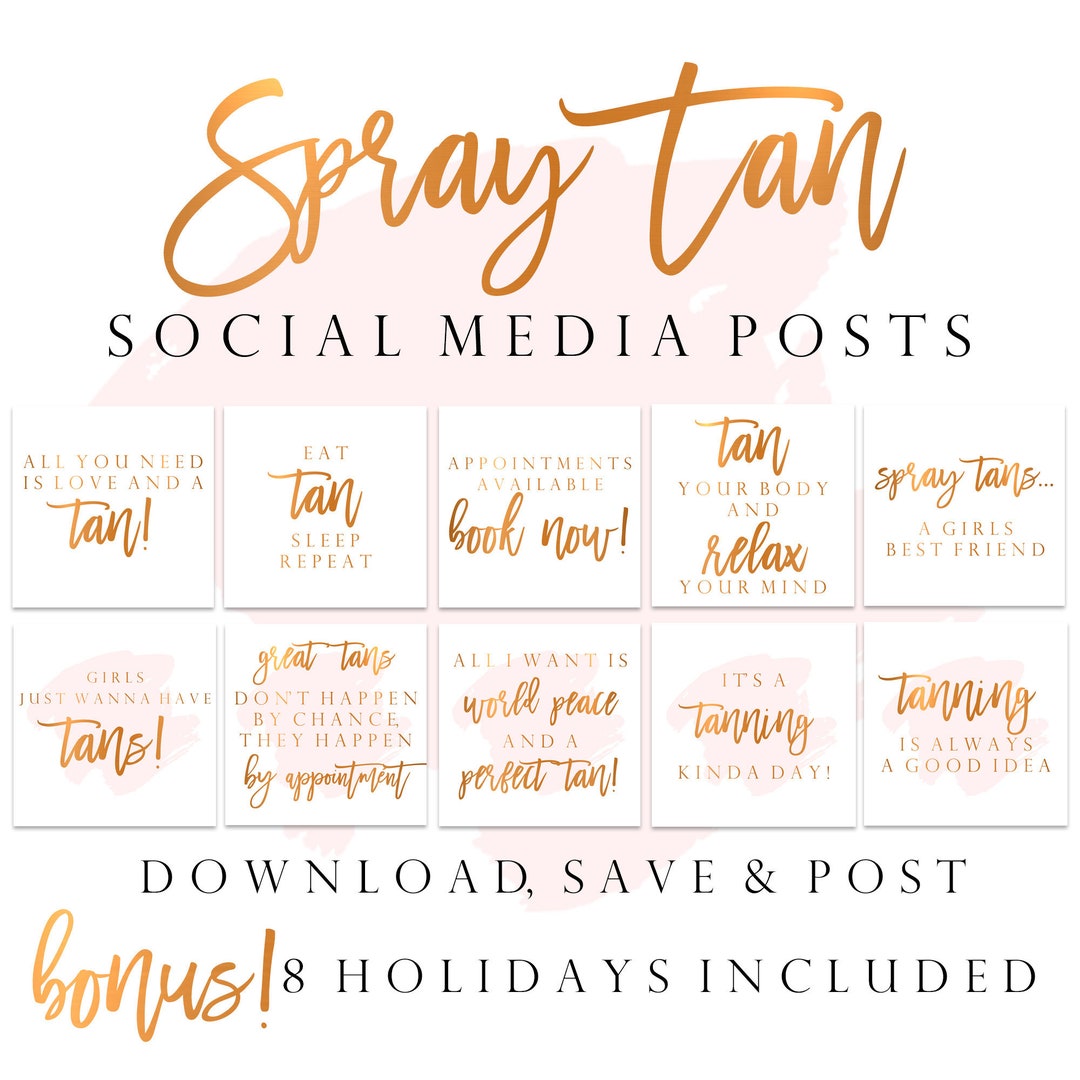 43 Tanning Quotes Spray Tan Instagram Posts Tanning Instagram Posts Spray Tan Business