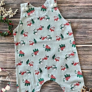 Christmas Baby boy Romper, Baby Boy Romper, Harem Romper, Holiday Baby Romper, Winter Baby Romper, Trendy kids, Unique Baby Clothes