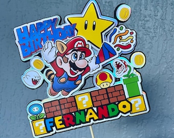 Super Mario Bros Cake topper
