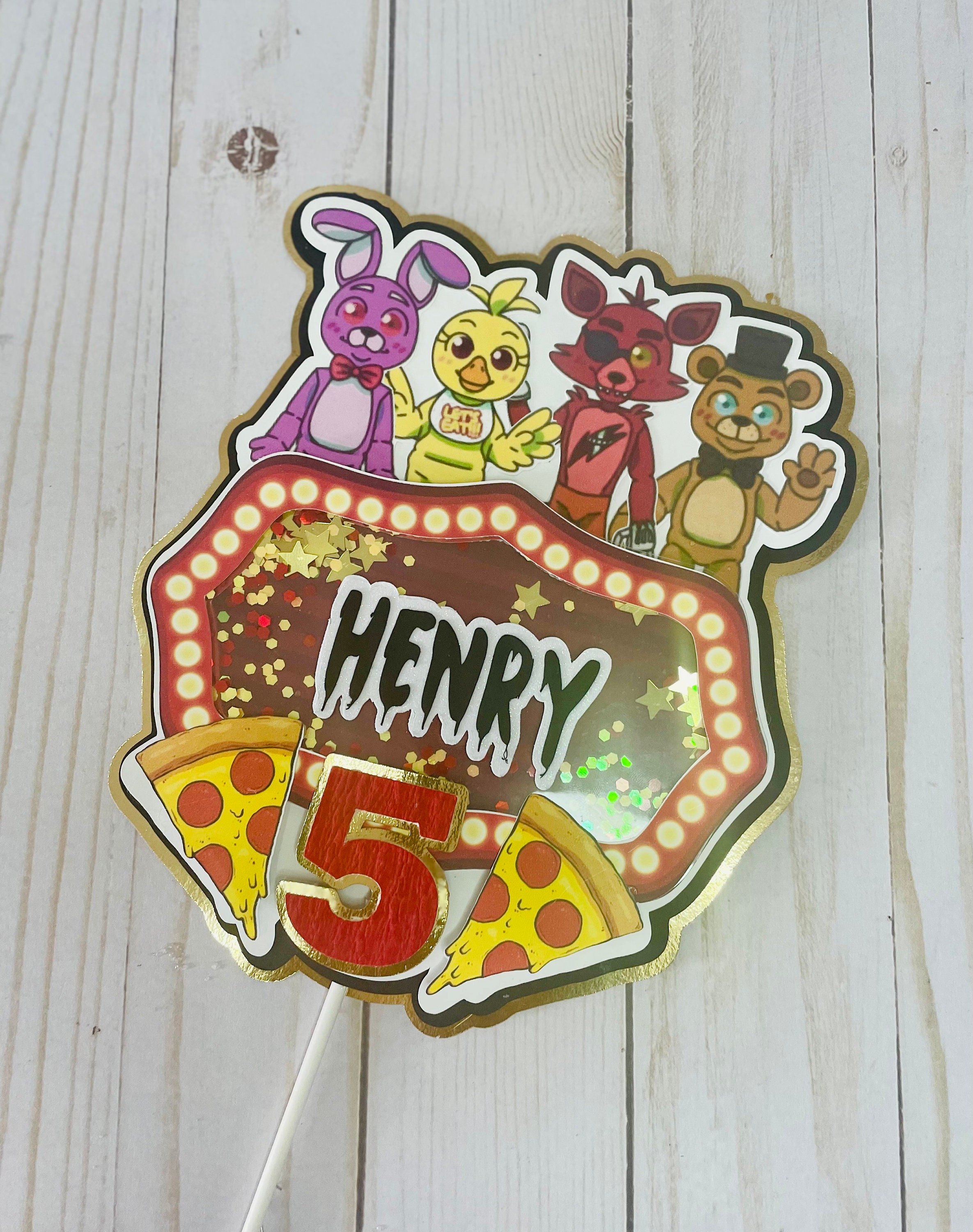 Heidaman Five Nights At Freddy's Birthday Party Supplies Fnaf Birthday  Decorations Freddy Frostbear Party Decorations Set Include Banners