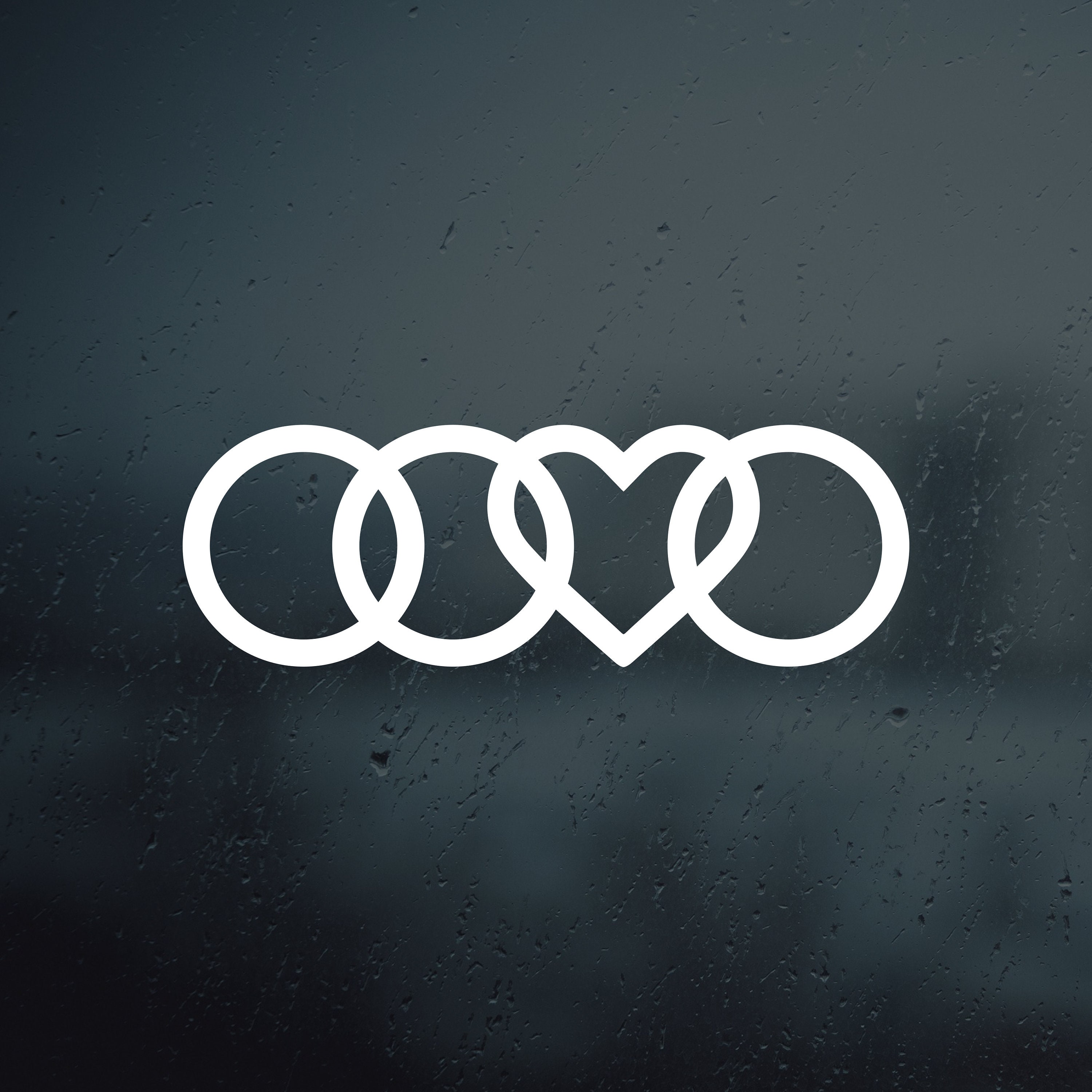Audi Heart Vinyl Decal Sticker Audi Rings A4 S4 A6 RS4 - Etsy Audi Heart Vinyl Decal Sticker Audi Rings A4 S4 A6 RS4 - Etsy