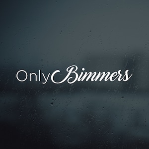 Only Bimmers Vinyl Decal Sticker
