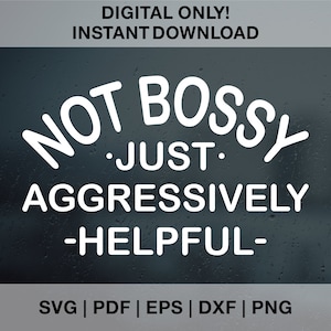 Pas autoritaire, juste agressivement utile SVG + PNG, ArtPush