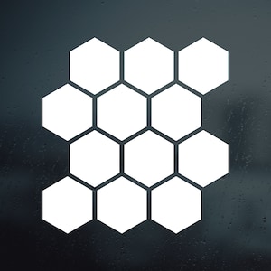 Honeycomb / Hexagon Vinyl Decal Sticker