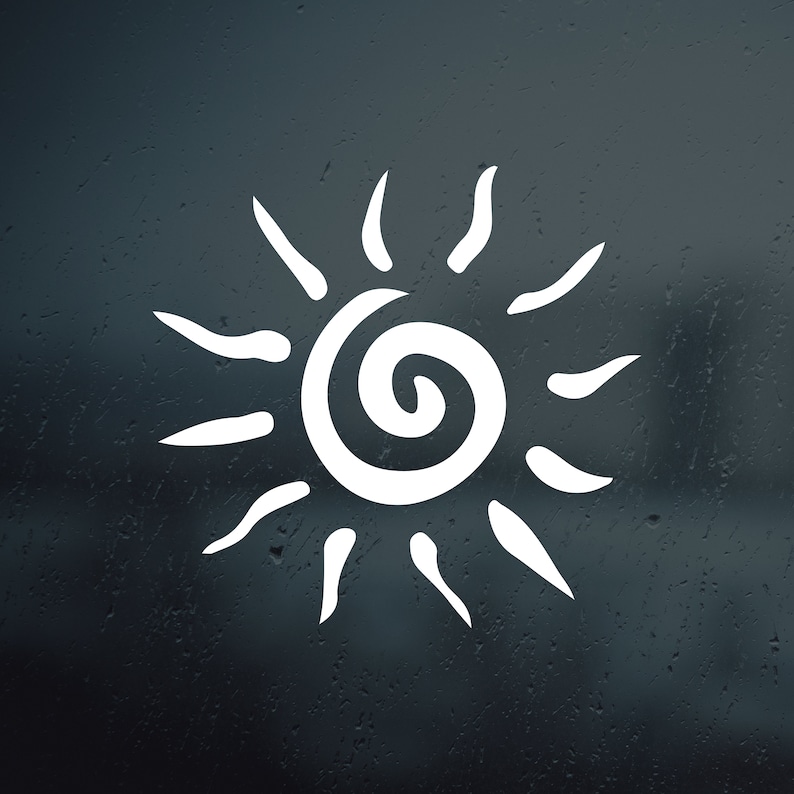 Window Sticker For Sun Sunshine Vinyl Decal Sticker | SUN Decal | Beach Vibes Decal | Sunshine ...