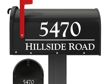 Personalisierte Mailbox Aufkleber - Mailbox Vinyl Aufkleber