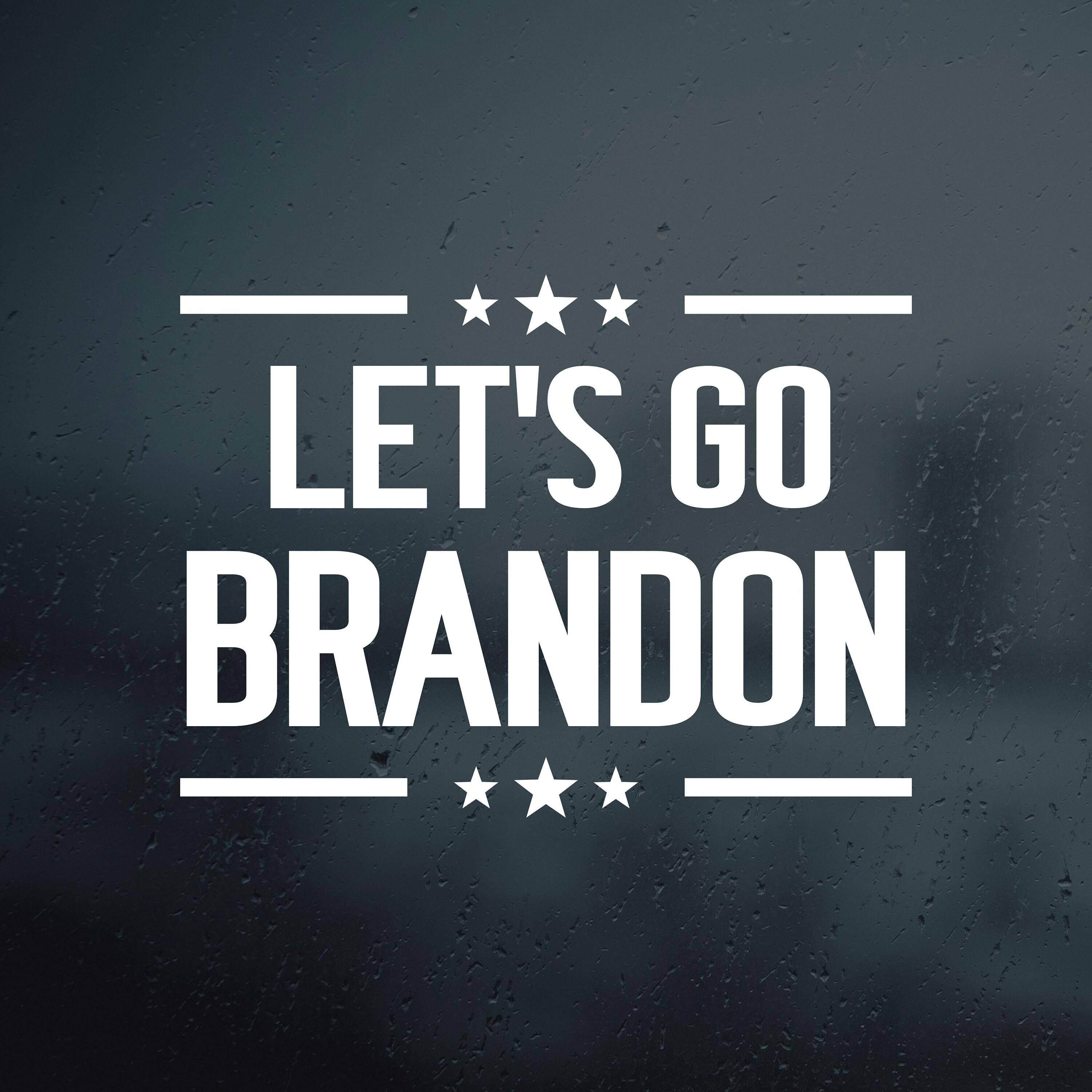 Lets Go Brandon Car Decal -  Canada