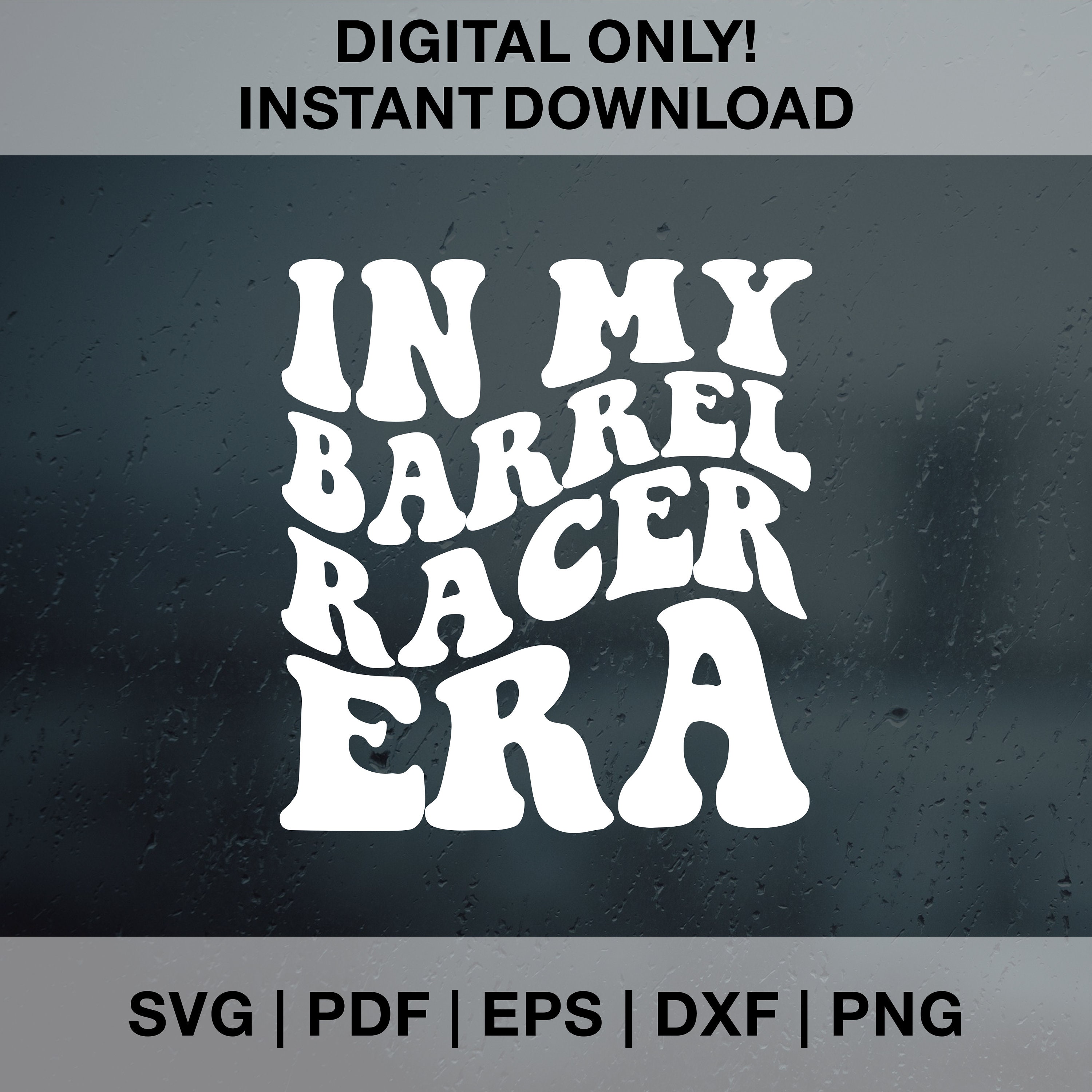 In My Barrel Racer Era SVG, PNG, PDF, Barrel Racer Shirt Png, Barrel ...
