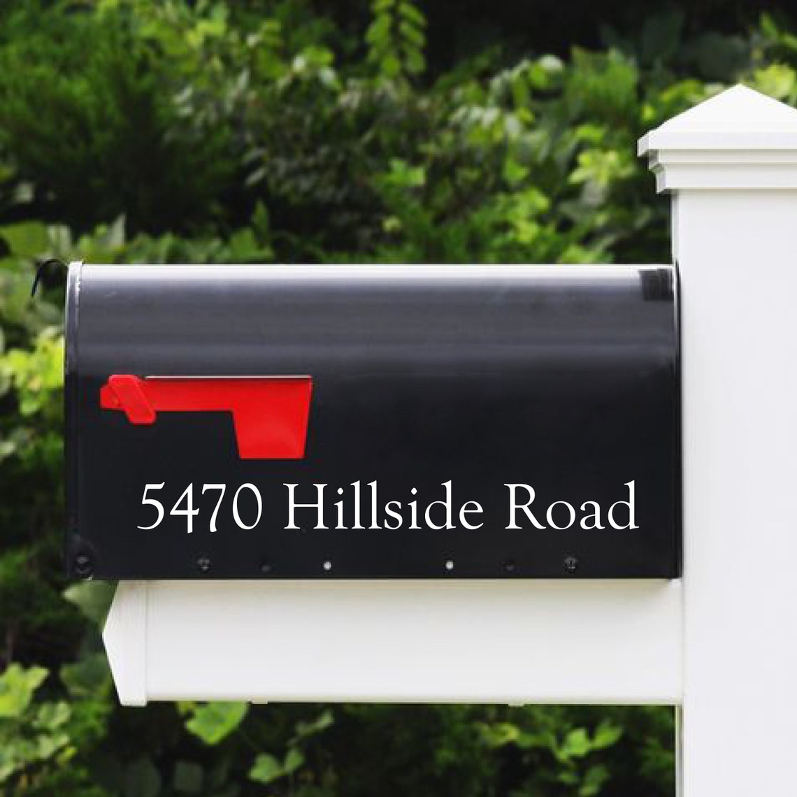 Simple Mailbox Vinyl Decals Etsy