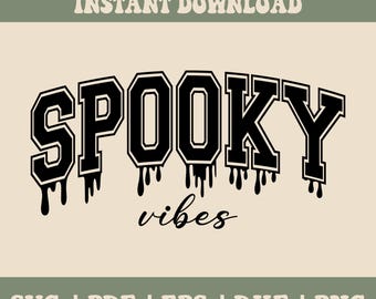 Spooky Vibes SVG PNG, Halloween Vibes SVG, Hexe Vibes SVG, Spooky Mädchen SVG, Spooky Saison SVG, Halloween Shirt, Halloween Shirt Design