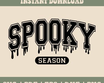 Gruselige Saison SVG, Halloween Illustration, Halloween Shirt, Hexe Vibes, Halloween Geschenk, Halloween Geschenk, Hexe Vibes, Halloween Geschenk