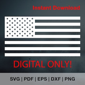 American Flag SVG, USA SVG, American Flag Cricut SIlhouette Digital Download