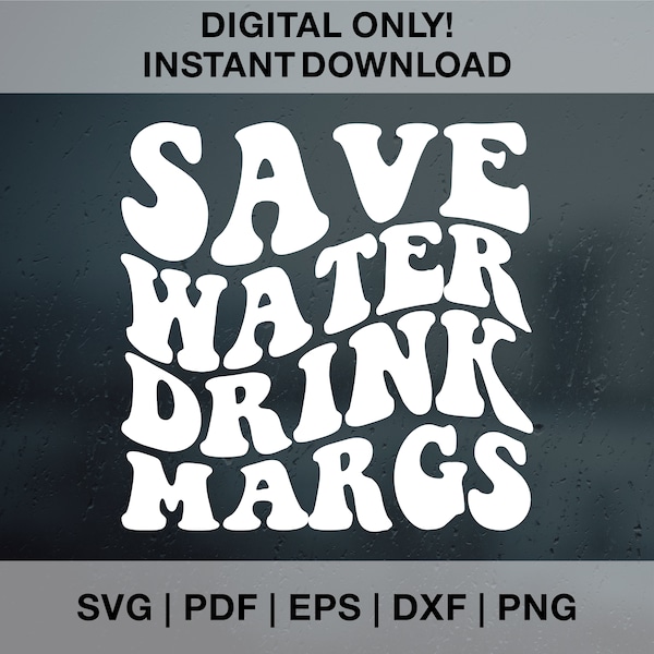 Save Water Drink Margs Svg, Funny Alcohol Svg, Sarcastic Svg, Funny Quote Svg, Summer Design Svg, Snarky Svg, Margs Png, Summer Vibes Svg