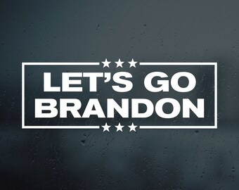 Let&#39;s Go Brandon Vinyl Decal Sticker