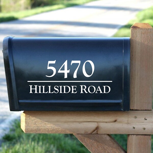 Mailbox Decals - Etsy