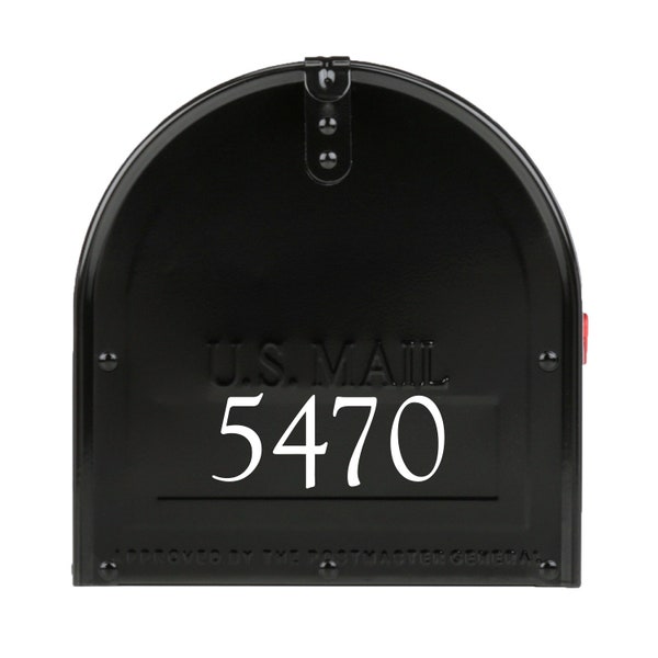 Address Numbers Mailbox Decal / Front Mailbox Numbers Decal / Mailbox Address Sticker Decal / Classic Mailbox Decal / Address Numbers Decals