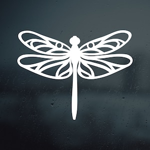 Dragonfly Vinyl Decal Sticker - Dragonfly Decal - Dragonfly Car Decal - Dragonfly Laptop Sticker - Dragonfly Sticker - Dragonfly Wall Decal
