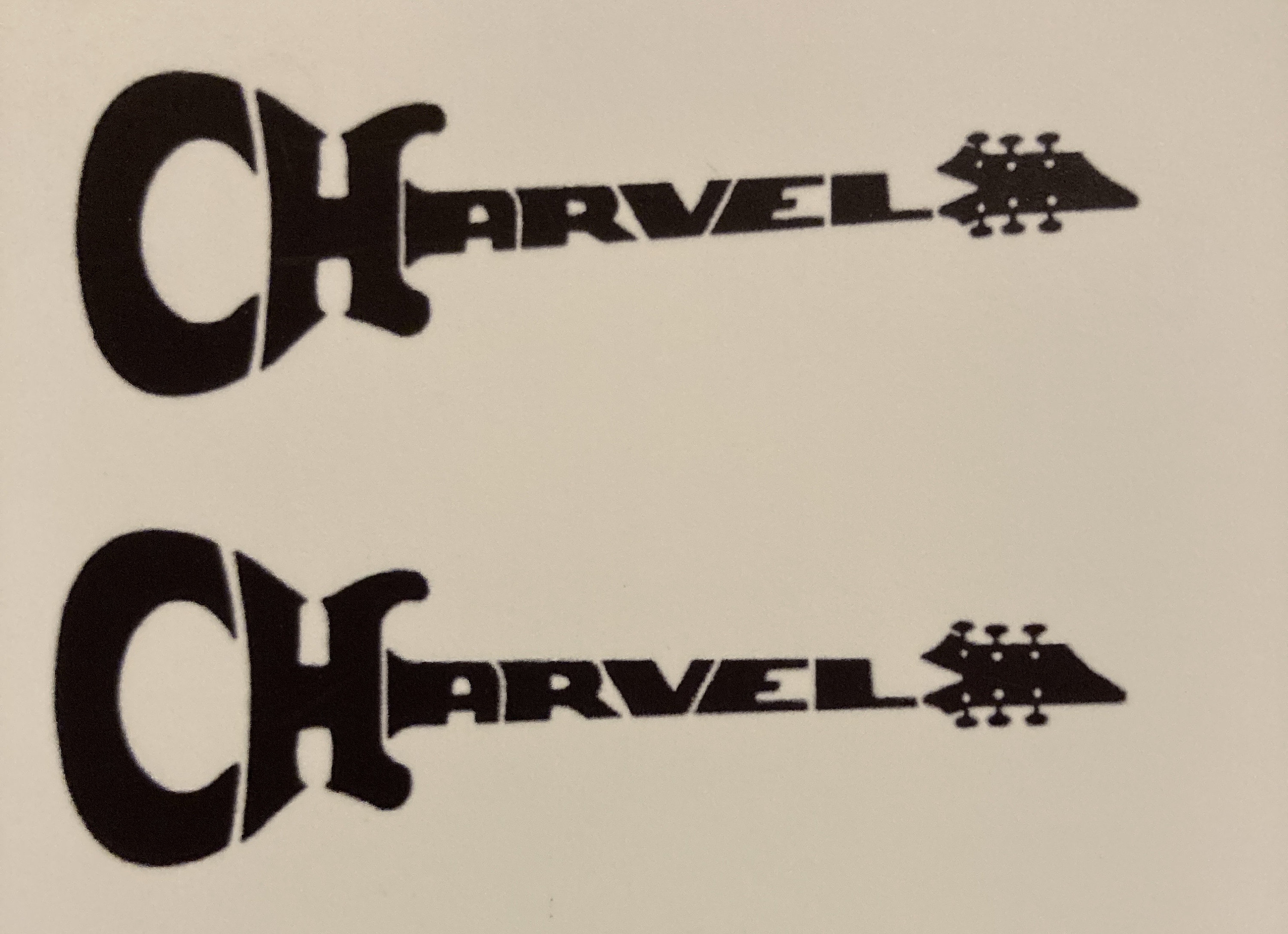 Charvel Waterslide Headstock Decal 3 Count - Etsy