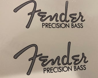50s/60s Fender Precision Bass Waterslide Headstock Decal (3 Count)
