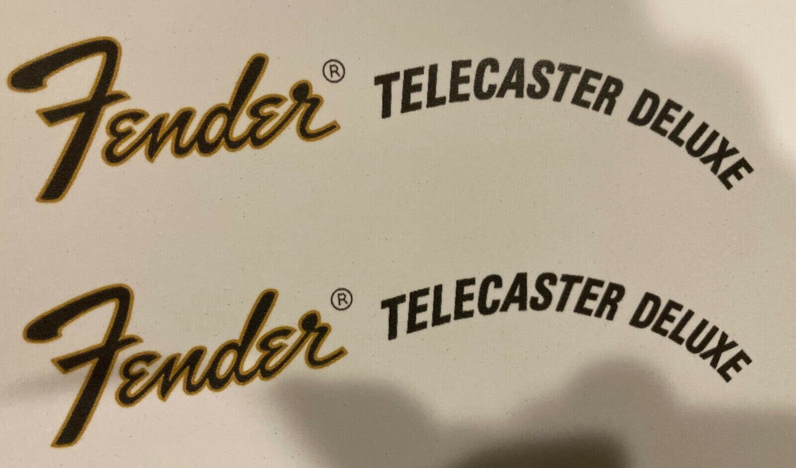 70s Fender Telecaster Deluxe Waterslide Headstock Decal 2 Etsy