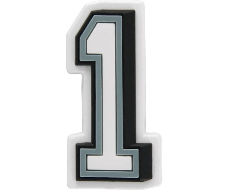 Athletic Shoe Charms Numbers Number Shoe Charm Croc Shoe Charm Etsy