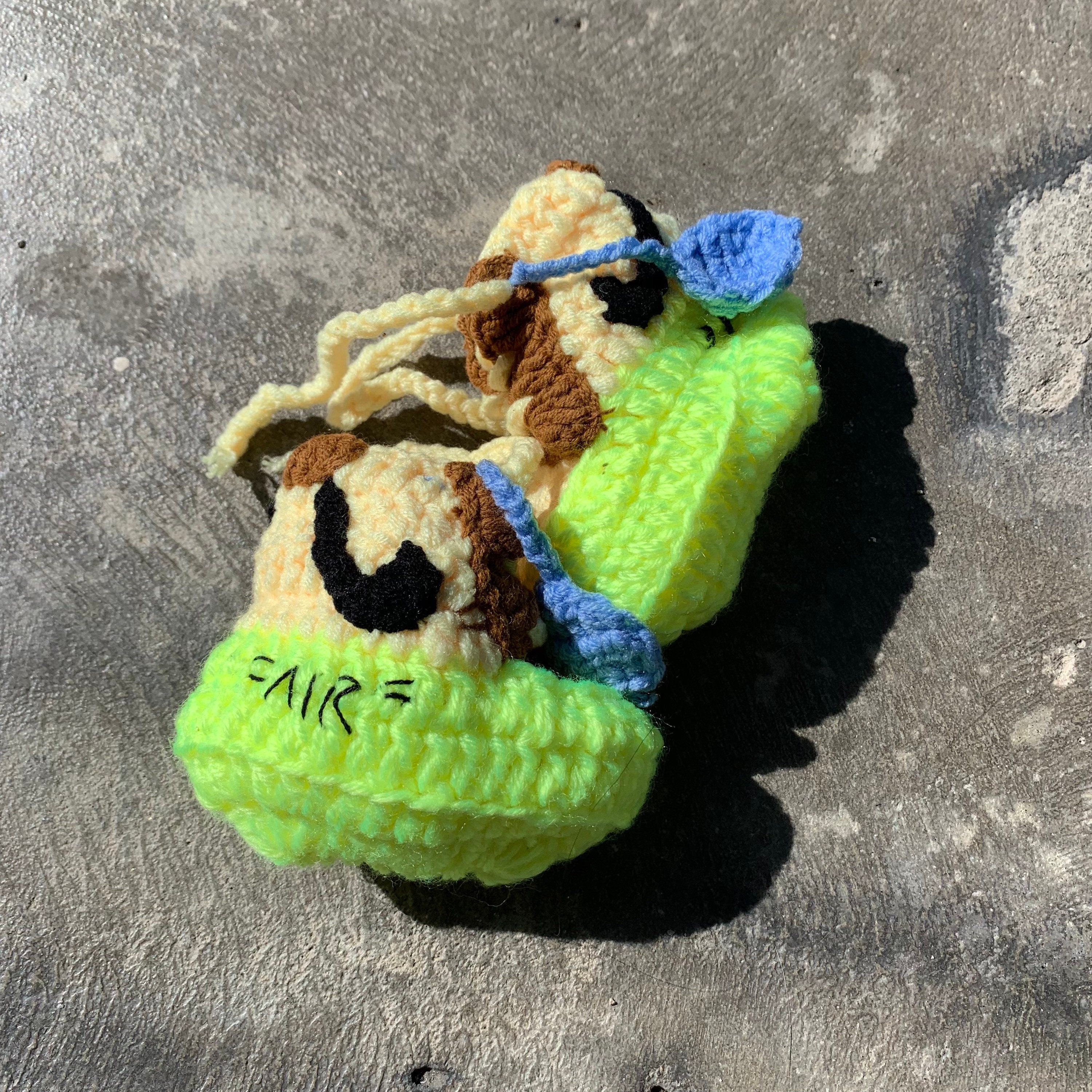 Hand Made Custom Crochet Nike Baby Shoes - Etsy
