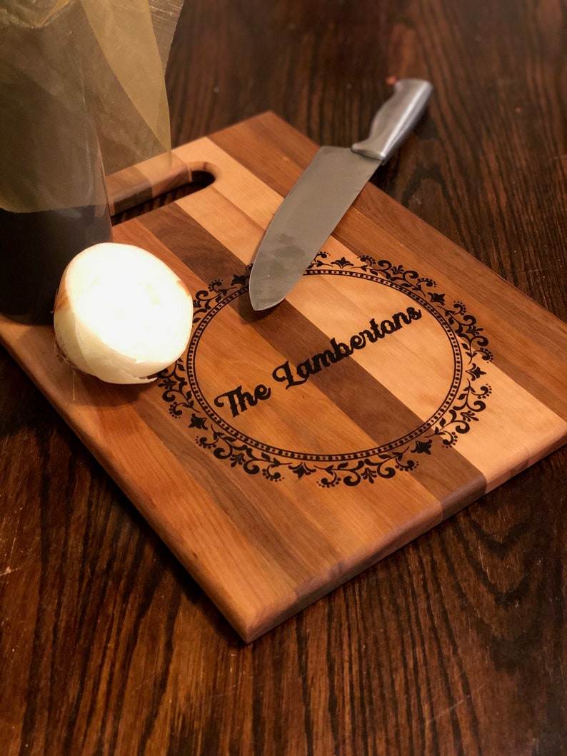 Custom name cutting board Etsy