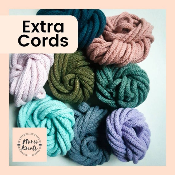Rope Necklace Cord for Kit and Supplies, Crafts for adults and Jewellery Making, Cotton Cord for Rope for Crafts and Crochet Necklace