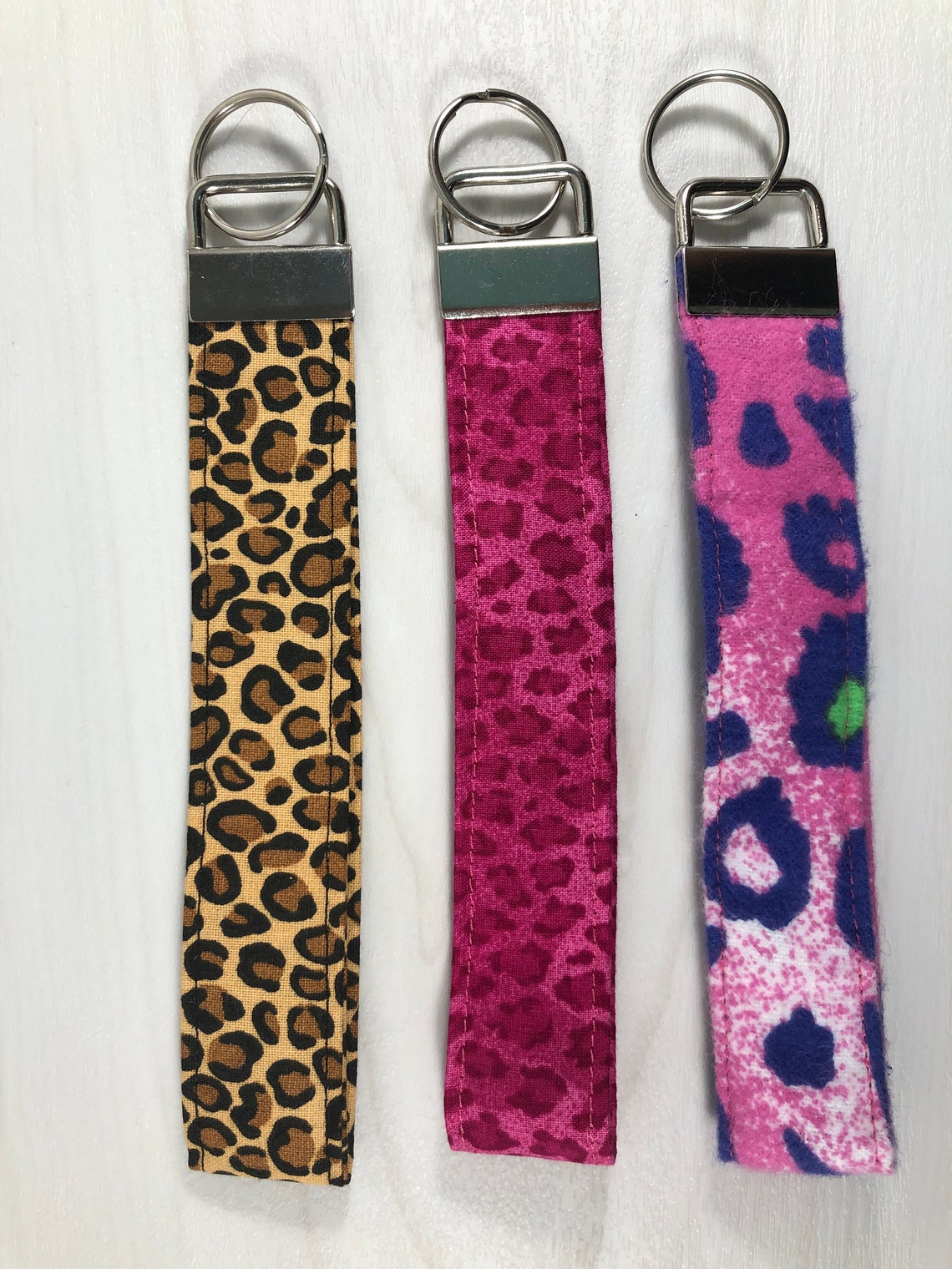 Fabric Key Chain Wristlet Etsy