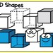 2D & 3D Shapes Clip Art - Etsy