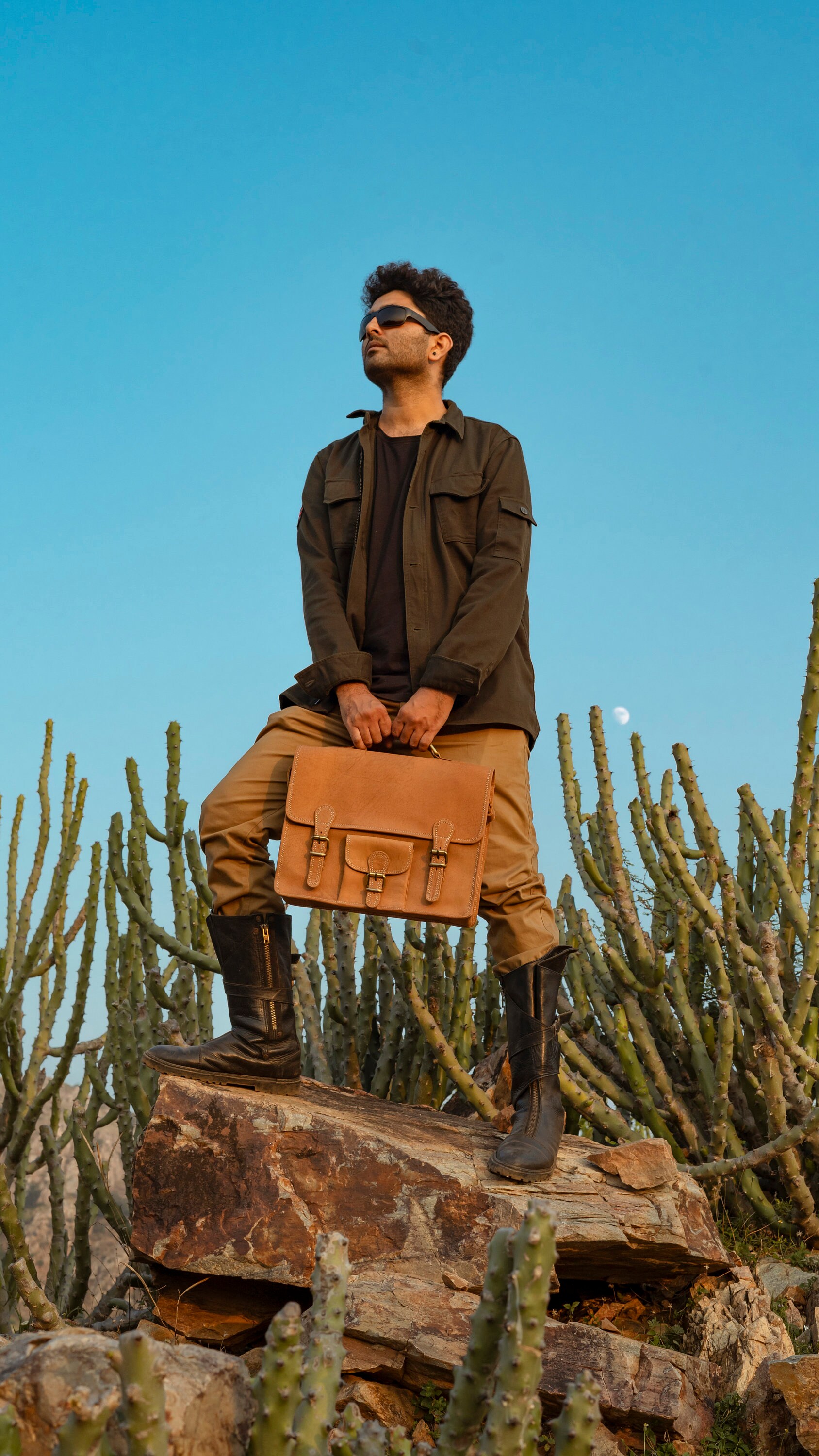 Mens Brown Leather Saddle Bag/ Crossbody Messenger Bag for Etsy Canada
