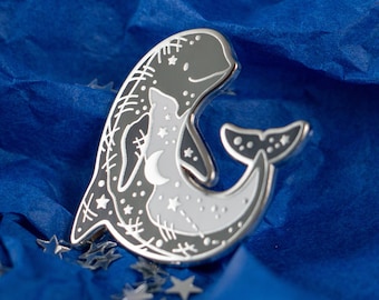 Harde Emaille Pin Celestial Risso's Dolfijn