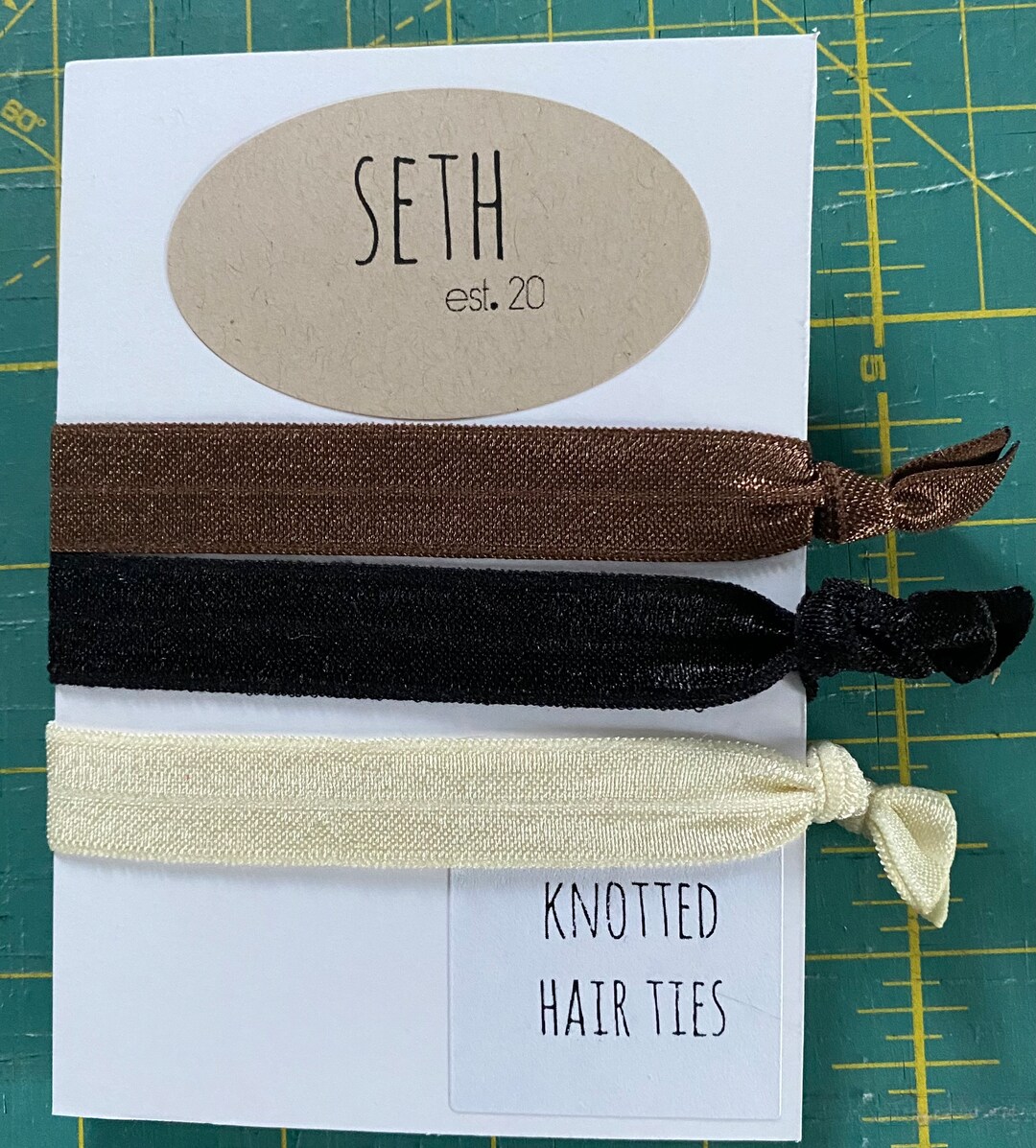 Knotted Hair Ties, Hair Assessories, Unisex Hair Ties, Elastic Wrist