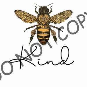 be kind, bee png digital file sublimation design, bee kind png, be kind png, bee png, bee clipart, printable