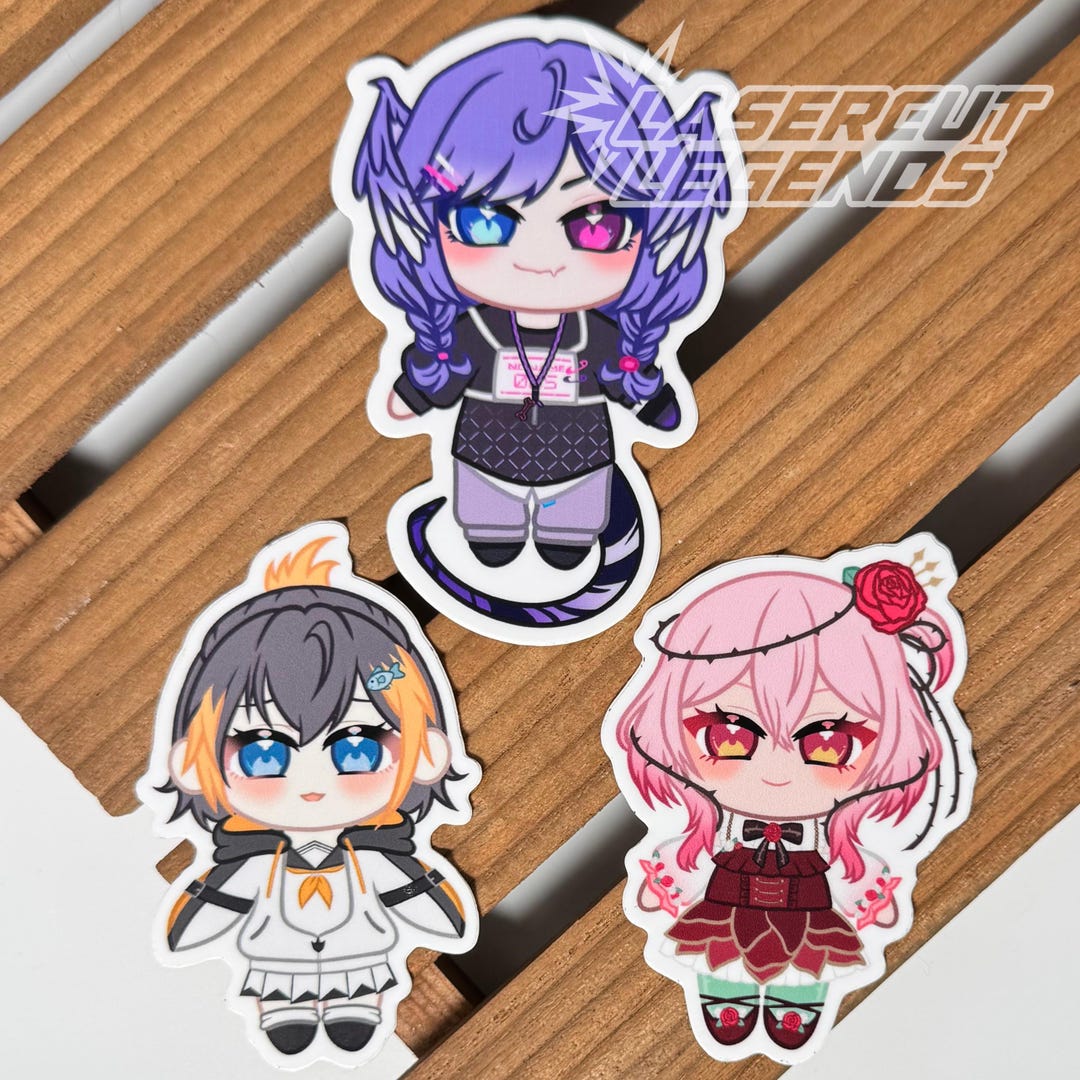 Obsydia 3in and 3.5inch Sticker Nijisanji EN Vtuber - Etsy