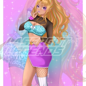OC Dulce Gyaru Airbrush Print