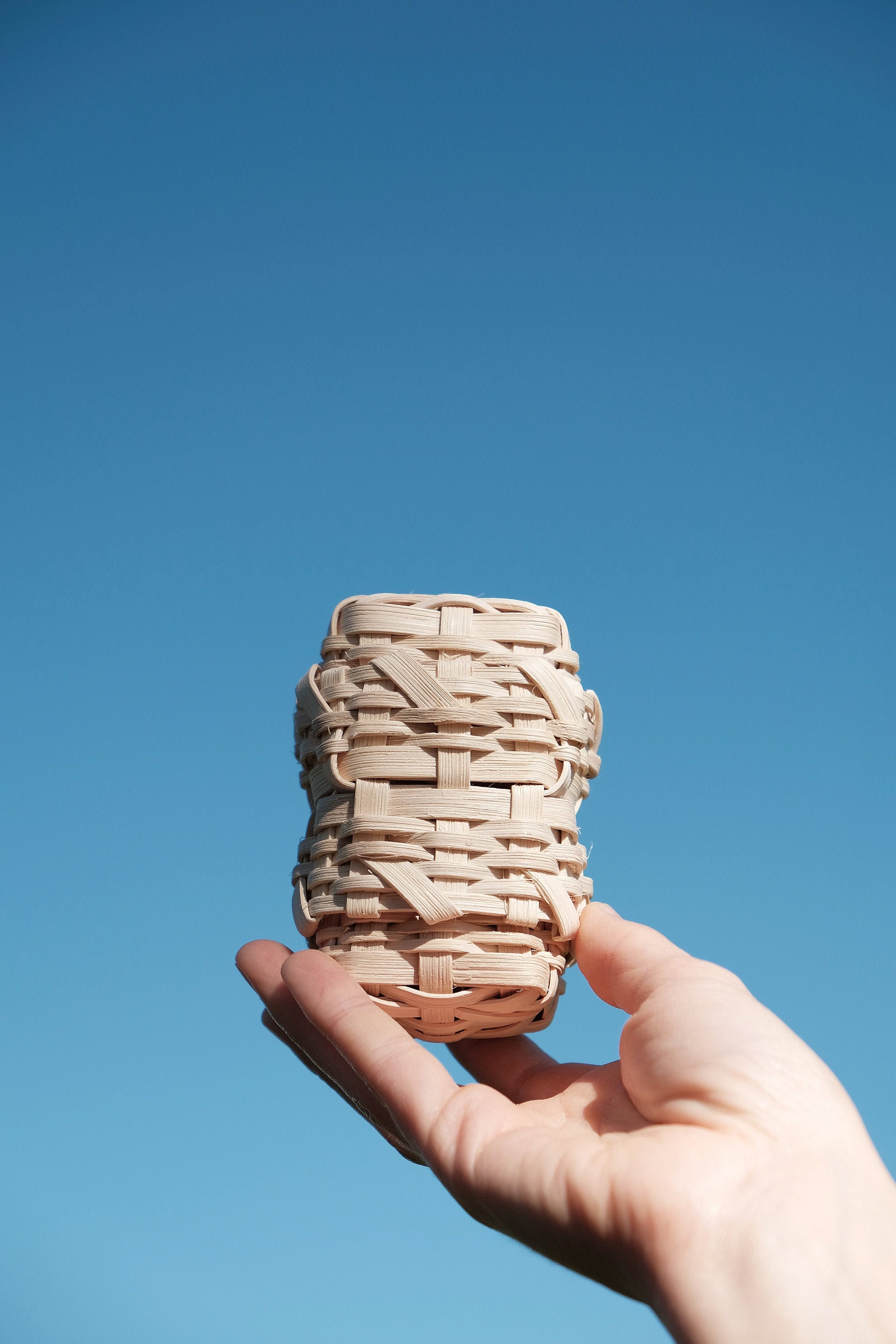 Double Boite de Poche - Rotin Biodégradable/Rosie